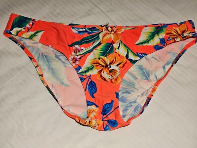 Pour Moi Heatwave Slip Orange Floral UK 14