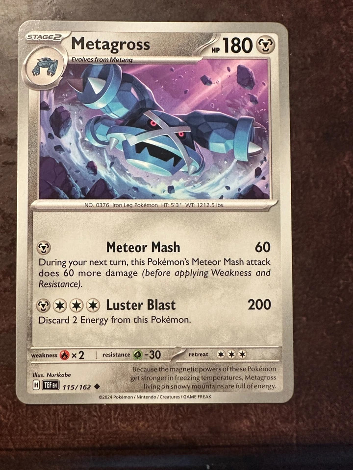 Metagross 115/162 Sv05: Temporal Forces Regular - Image 3 of 4