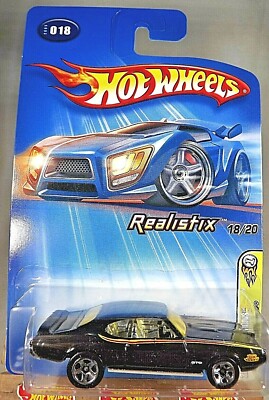 2005 Hot Wheels #18 First Editions Realistix '69 PONTIAC GTO Black