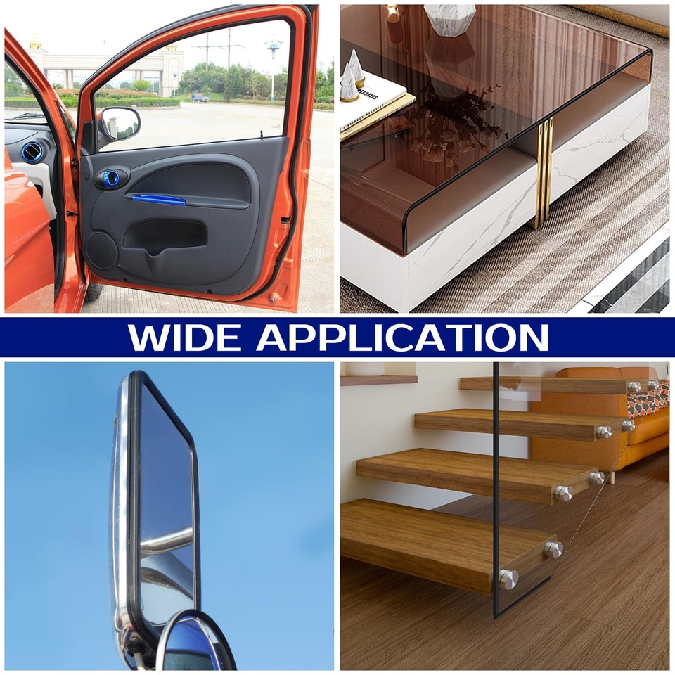 tRubber Edge Trim U Channel Self Adhesive Sheet Metal Edge Guard