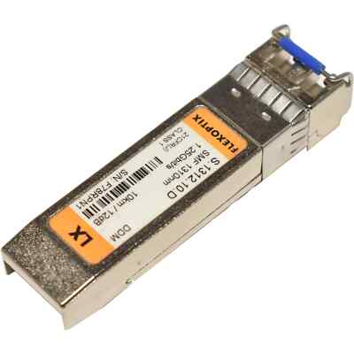 FlexOptix S.1312.10.D SMF 1310 NM 1,25 GB/S 10 km SFP - 10er Pack - Brandneu