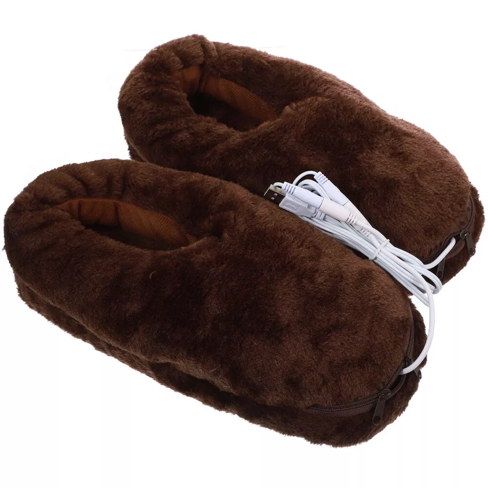 Heated slippers shop mens