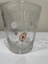 ZAZZ Clear RED DOT Double Old Fashion by Crate & Barrel 4” Replacement.