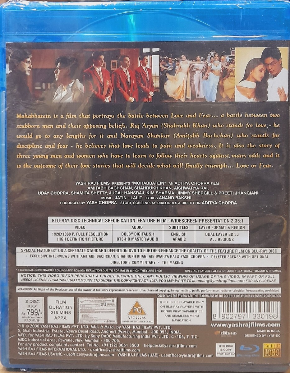 Hindi Movie Student Of The Year Mp4moviez Mohabbatein Shahrukh