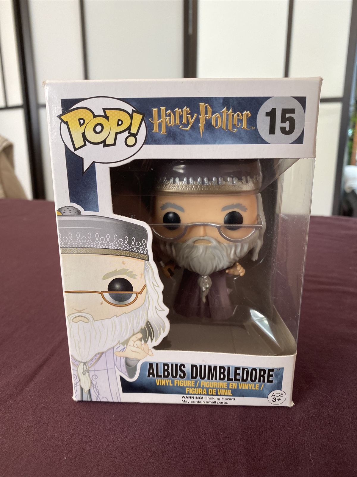 Funko Pop! Albus Dumbledore W/ Wand #15 Harry Potter Wizard 
