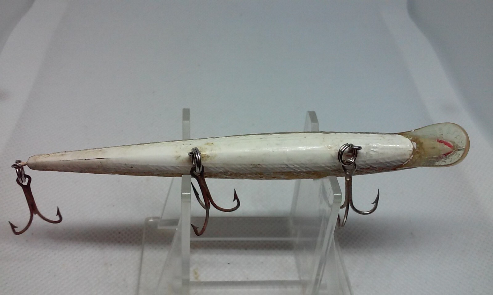 Leurre Vintage Rebel Minnow Floater – 4 1/2", Bleu/argent, Jerkbait Flottant