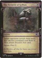 The Torment of Gollum 561 Common MTG Lord of the Rings Middle Earth NM/MT