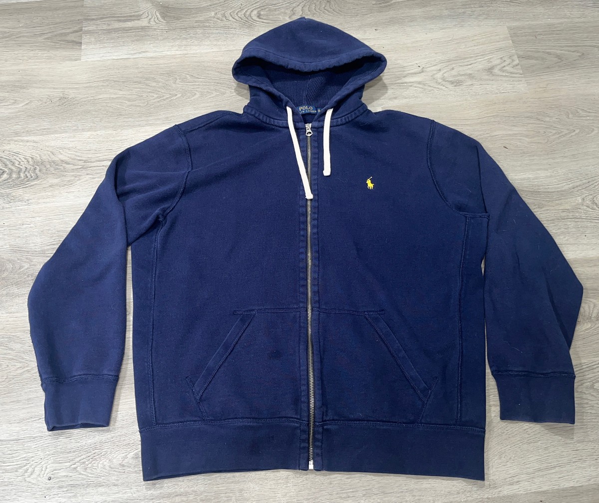 Gps Tracking Polo G Hoodie Blue Polo Ralph Lauren Hoodie Men XL