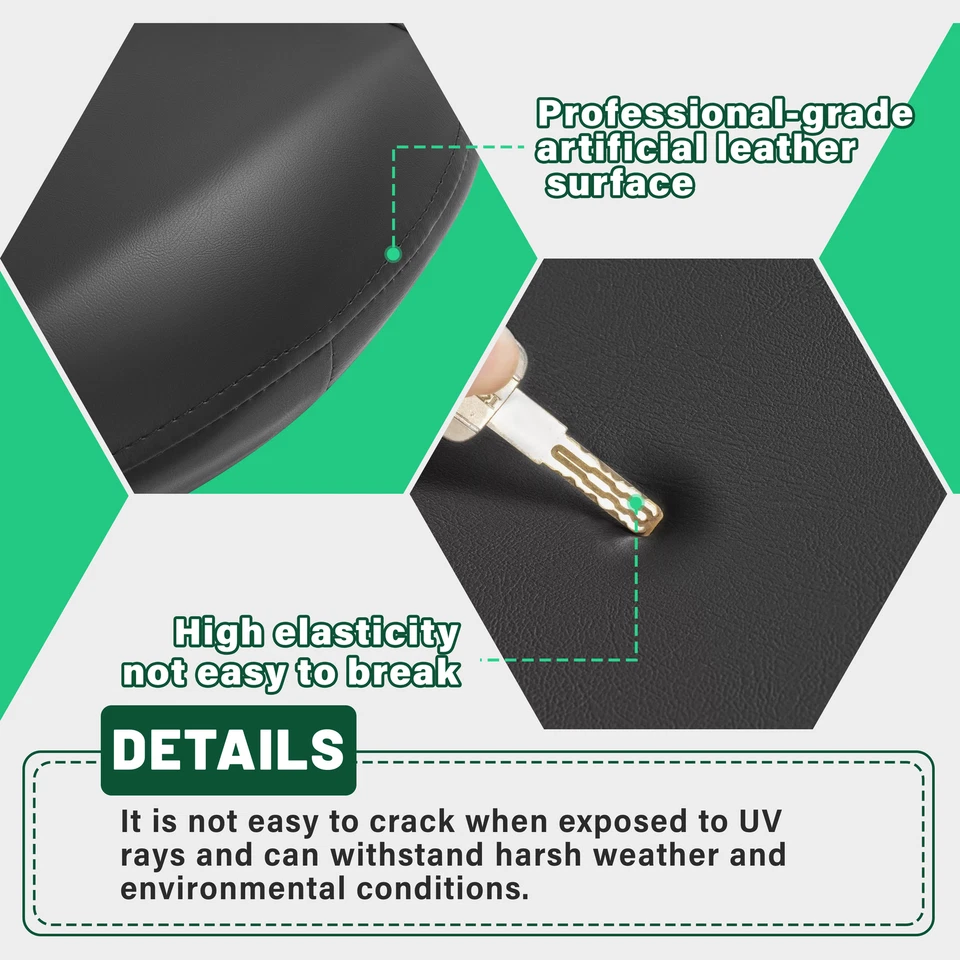 For Polaris RZR S 800 EFI 2008-2014 2 x Black Base Bottom Seat #2685956 XP 900 - Image 4 of 4