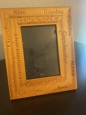 Grandmother, Grandma, Nana Wood Picture 6.5X8 Frame for 3  X4.5  Photo