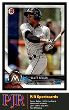 2018 Bowman #BP33 James Nelson Marlins  BUY 4 - 35% OFF
