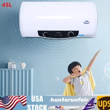 45L Wall Mounted Electric Water Heater Quick Heating Storage Tank Water Heater