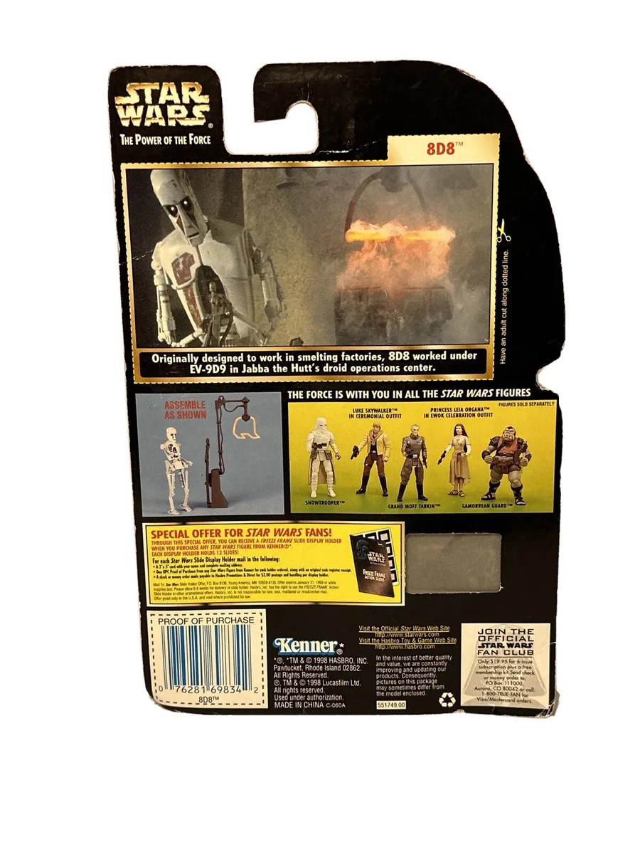 VINTAGE Star Wars KENNER The Power Of The Force 8D8 w/ Droid