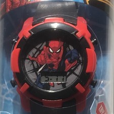 Marvel Spider-Man Kids Flashing Icon Digital Watch original Pkg New