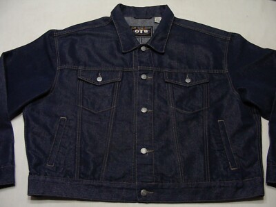 OTB - ONE TOUGH BRAND - Denim - XL Size Jean Jacket Coat! (check sleeve length)