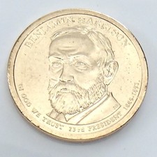 2012 P Benjamin Harrison 1 Dollar President United States Uncirculated Coin G816