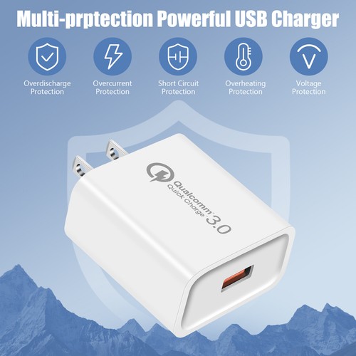 USB Fast Wall Charger Adapter Fit Google Pixel 8 7 6 Pro 8a 7a 6a 5 5a 4 4a 3 XL - Picture 8 of 10