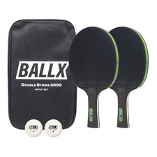 BallX Tischtennisschläger 2er Set DoubleStri...
