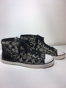 coach black high top sneakers