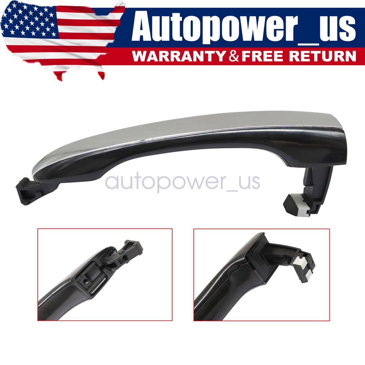 Rear Left Driver Side Handle Fit 2009-2014 Hyundai Genesis Sedan