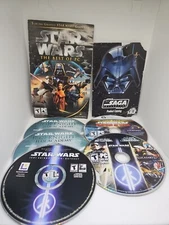 4 Star Wars Games (5 Disc) - Jedi Knight I&II, Empire at War, Best of PC - Discs