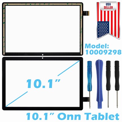 10.1 Touch Screen Digitizer Glass Panel / Frame For Onn. 10.1'' Tablet 100092980