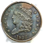 Photo of a 1833-P Large Cent from an eBay listing that sold on Jun 28, 2026