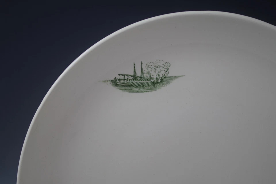 ANTIGUA CIENCIA LAVENO ITALIA ESCENA HISTÓRICA LAGO MAGGIORE? PLACA VELEROS Foto 4 de 4