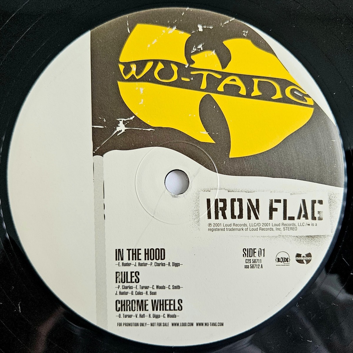 2001 - WU-TANG CLAN - IRON FLAG DOUBLE LP CLEAN VERSION - LOUD