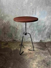 Tavolo bar industriale vintage 1/25 altezza regolabile stile loft