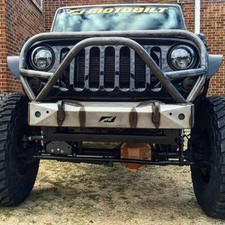 Front Stubby Bumper W Grill Hoop Stinger For Jeep Jk Jku Front Stubby Bumper W Grill Hoop Stinger For Jeep Jk Jku
