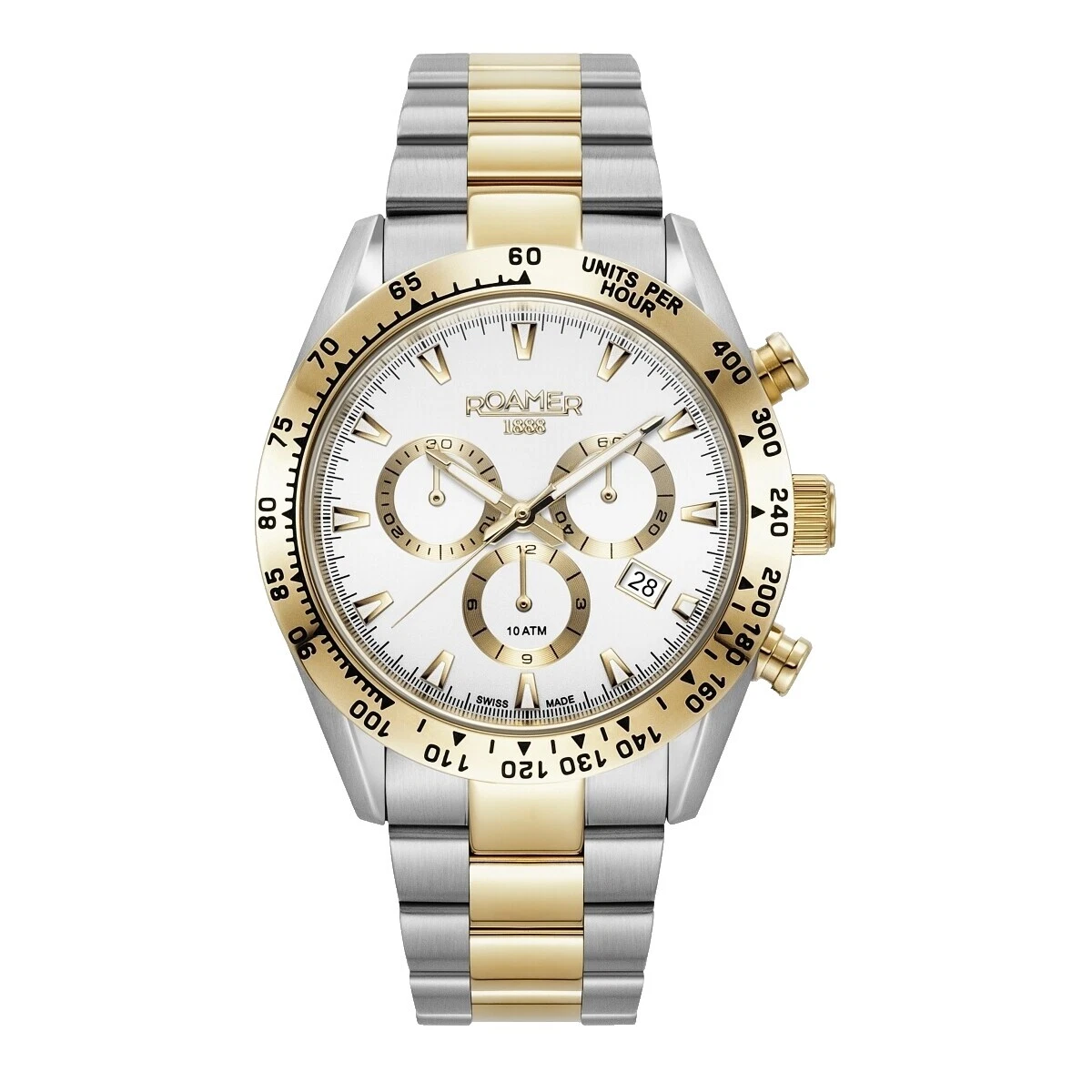 Roamer Stainless Steel Band Casual Wristwatches