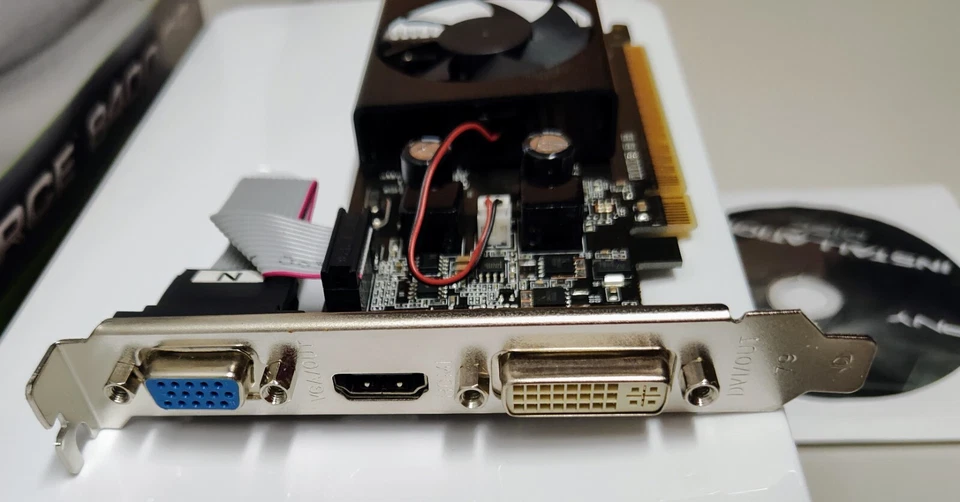 PNY GeForce 8400GS 512M DDR3 PCIE Graphics Card HDMI VGA DVI-D VCG84512D3SXPB - Image 3 of 4