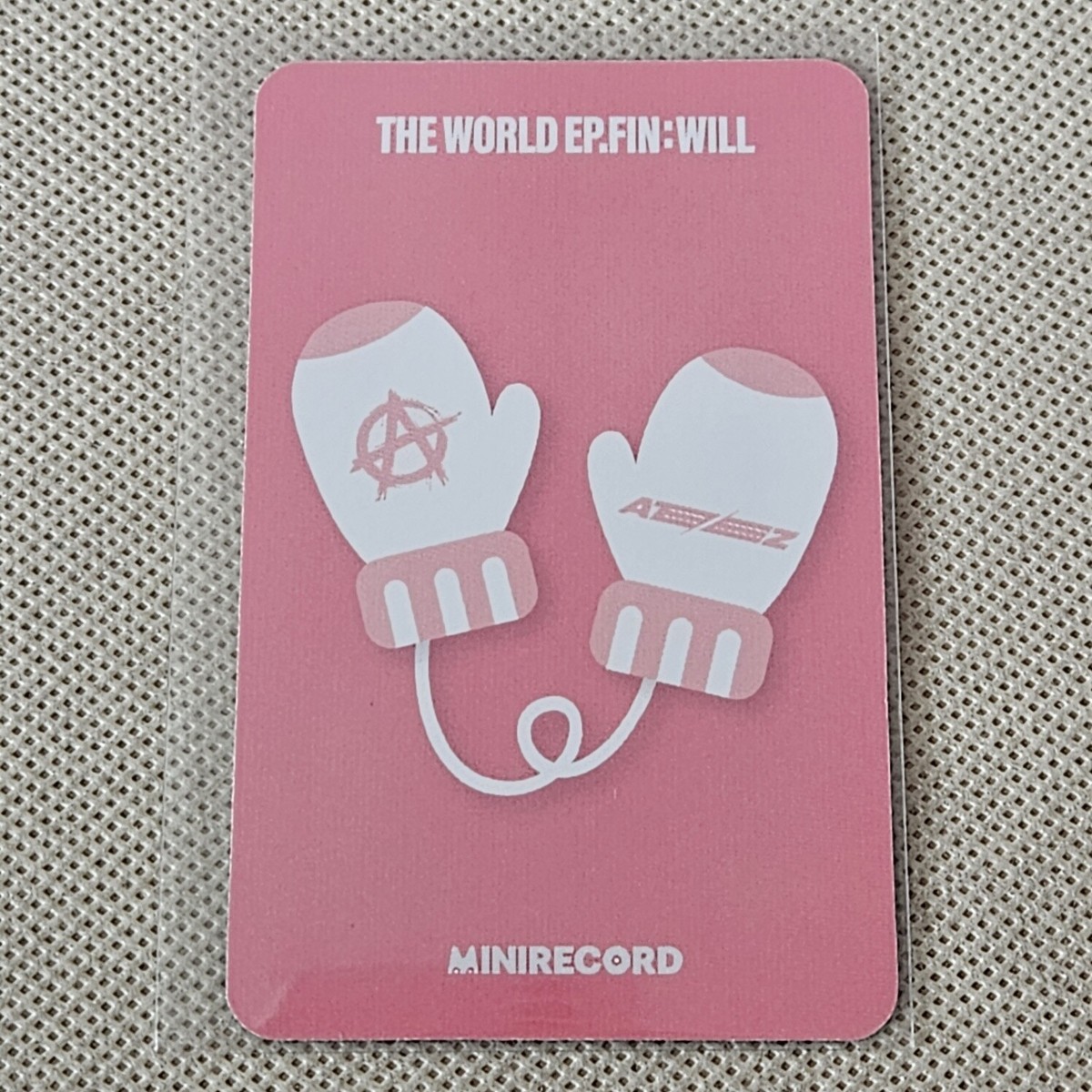 ATEEZ OFFICIAL THE WORLD EP.FIN:WILL MINIRECORD POB LUCKY DRAW