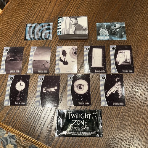 1999 RITTENHOUSE TWILIGHT ZONE PREMIERE 72 CARDS CHECKLIST-WRAPPER-P1-GAME CARDS - Picture 1 of 19