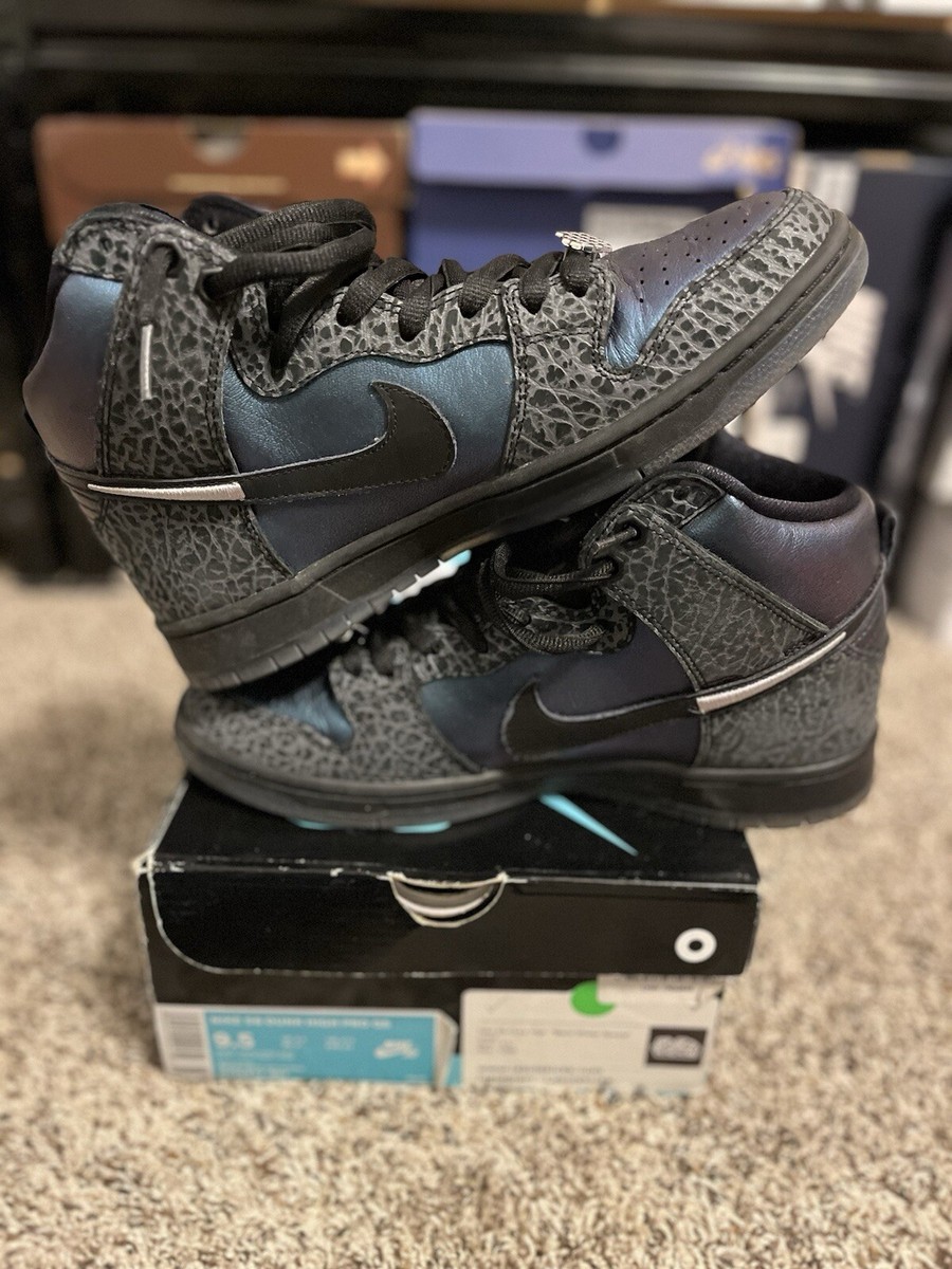 VNDS Size 9.5 - Black Sheep x Nike Dunk SB High 'Black VNDS Size 9.5 - Black Sheep x Nike Dunk SB High 'Black