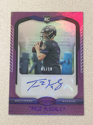 2019 Certified Mirror Purple TRACE MCSORLEY Auto #/10 RC