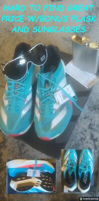 NEW/BOXED Lucid Cyan ID8468 ADIDAS Adizero Adios Pro 3 Low SNEAKERS/SHOES-S=10