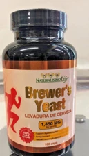 New  Brewers Yeast capsules 100 Levadura de Cerveza Capsulas 1450mg per serving!