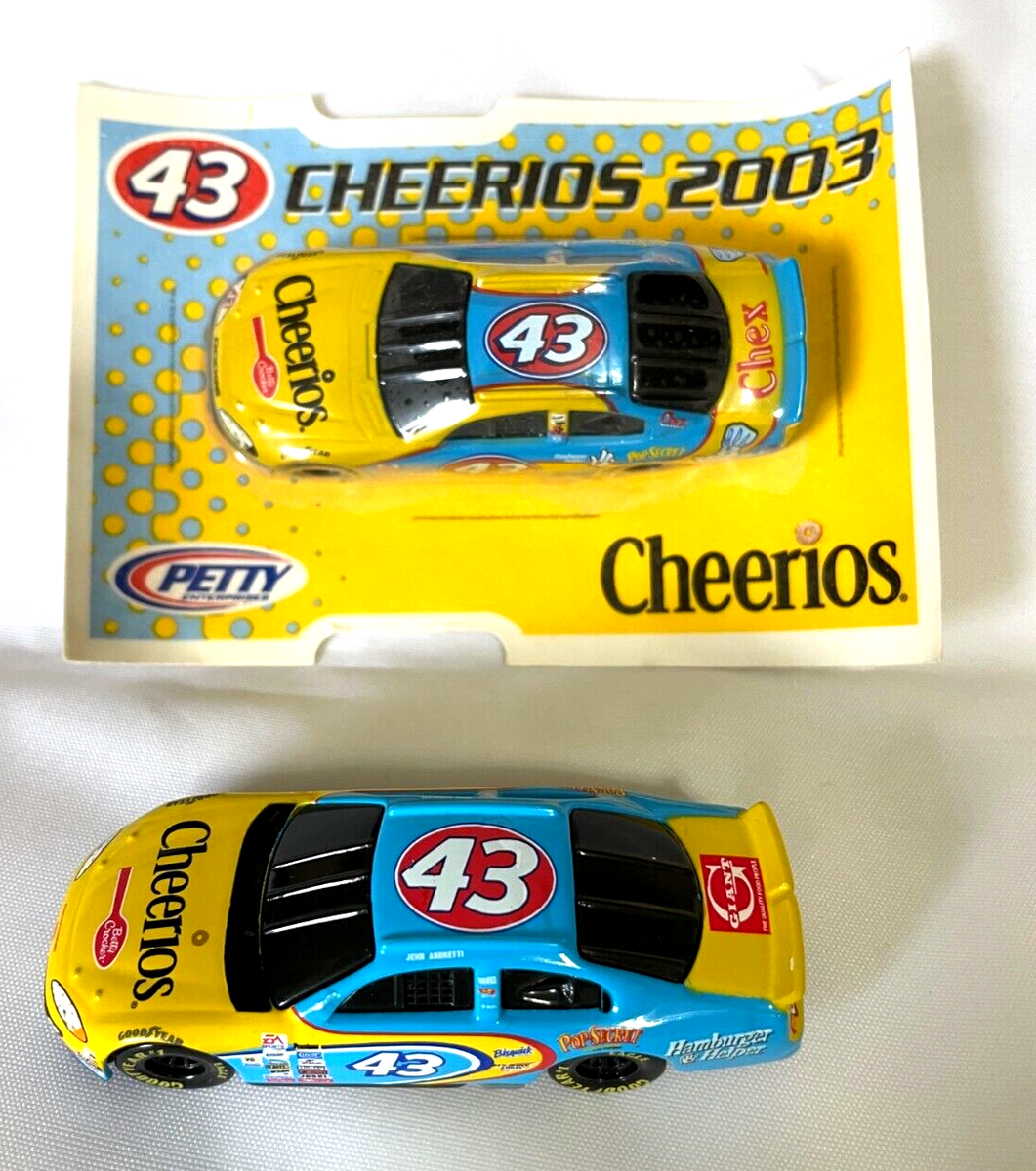 2003 Cheerios Cereal Die Cast Car Nascar #43 Petty Enterprises