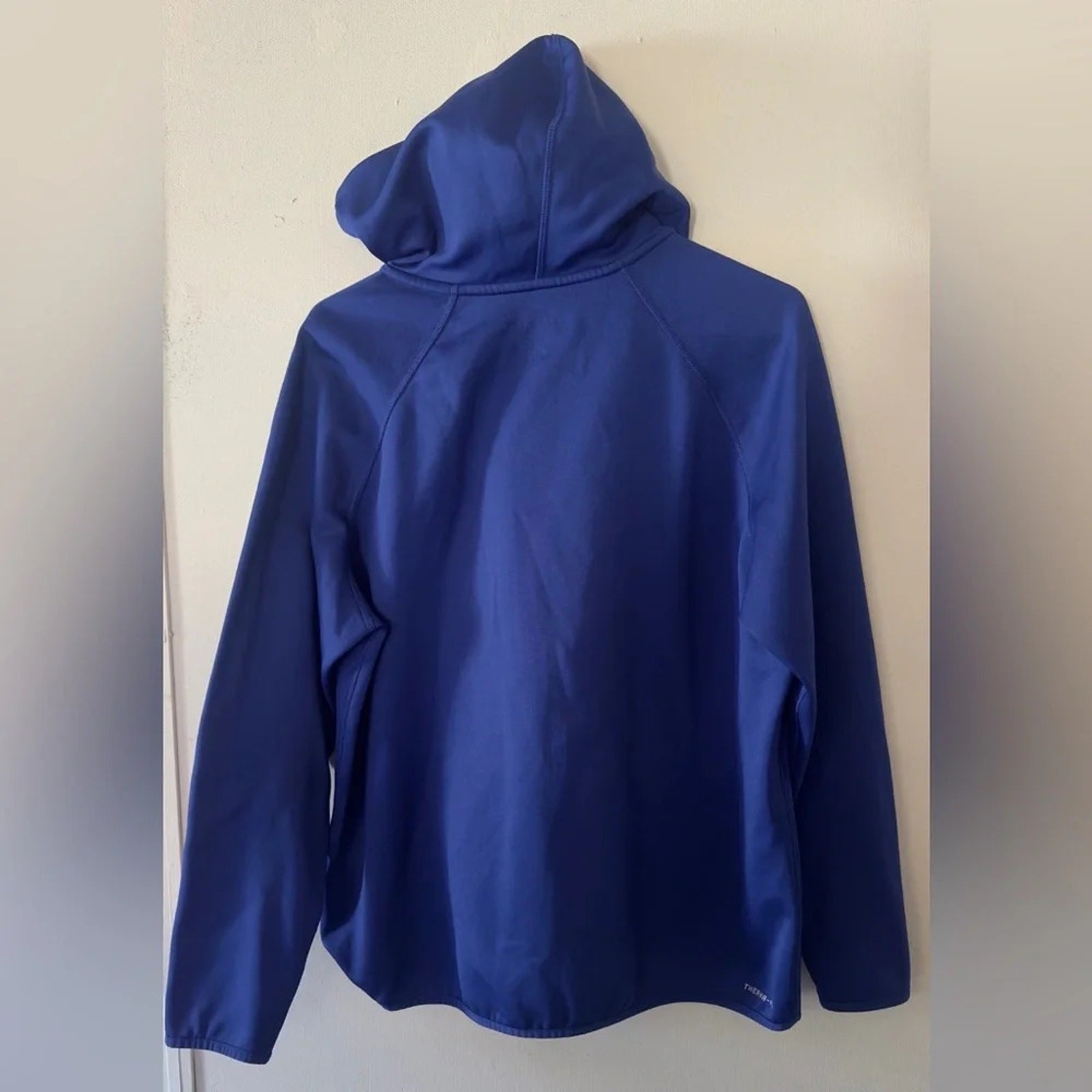 Women’s Nike Therma-FIT Pullover Hoodie - Blue Green | Warm  Activewear size XL thumbnail 3