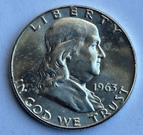 1963 D Franklin Half Dollar Uncirculated - Lot B
