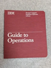Vintage IBM Guide to Operations Personal Computer XT Manual ~ 1984 6322511
