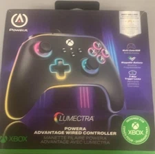 PowerA Advantage Wired Controller for Xbox Series X|S with Lumectra – Black