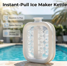 Portable Silicone Ice Ball Maker Kettle,2in1 Ice Ball Mold+Portable Water Bottle