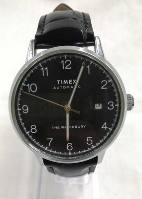 TIMEX Waterbury Classic Automatic 40mm Watch Leather Strap TW2T7000ZV NEW///