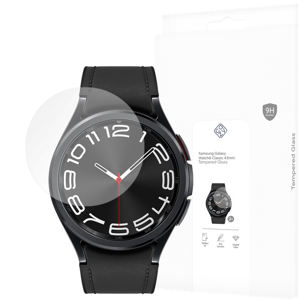 Panzerfolie Schutzglas Samsung Galaxy Watch6 Classic 43Mm Displayschutz - Cazy --image