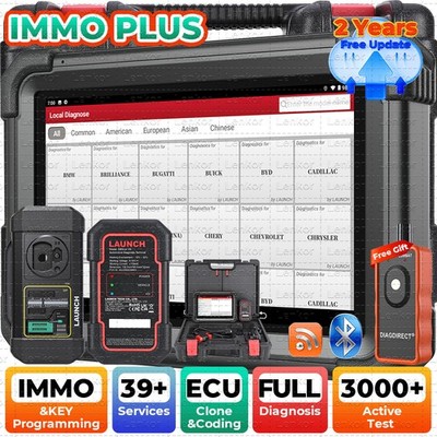 2026 LAUNCH X431 IMMO PLUS PAD VII Key Programming Car Diagnostic Tool ECU Clone