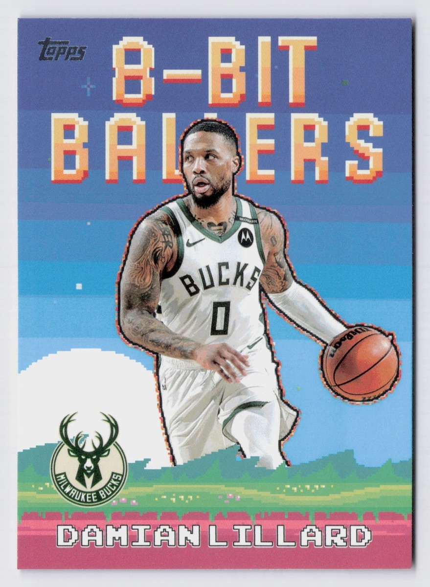 2025-26 Topps 8 Bit Ballers Damian Lillard #8-B8 MILWAUKEE BUCKS