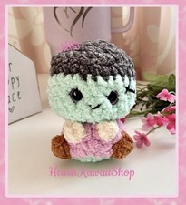 MADE 2 ORDER: Frankie Frankenstein Crochet Amigurumi Plush Stuffed Halloween Toy